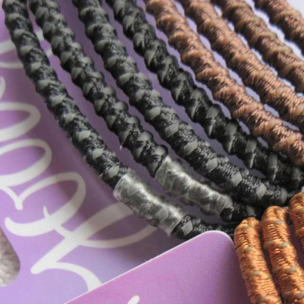8 Goody Ouchless Slide Proof Hold Stay Secure Fit Elastic Ponytailer Hair Bands